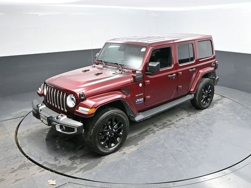 Used 2021 Jeep Wrangler Unlimited Sahara 4xe w/ Cold Weather Group image 39