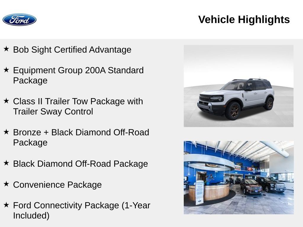 New 2026 Ford Bronco Sport Big Bend w/ Convenience Package AWD/4WD image 2