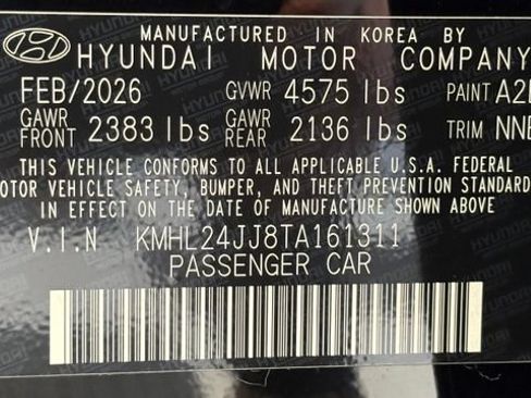 Used 2026 Hyundai Sonata Blue FWD image 44