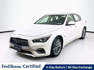 Used 2018 INFINITI Q50 Luxe w/ Essential Package (3.0T Luxe) video 3