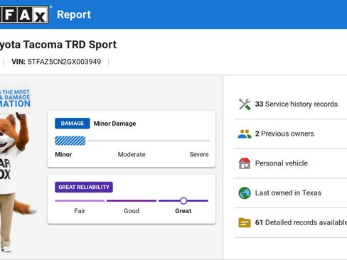 Used 2016 Toyota Tacoma TRD Sport w/ Towing Package image 12