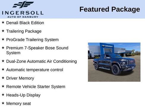 Used 2024 GMC Canyon Denali w/ LPO, Denali Black Edition image 8