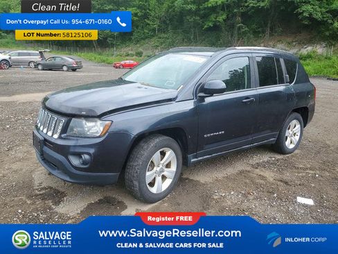 Used 2014 Jeep Compass Latitude w/ Sun/Sound Group AWD/4WD image 1