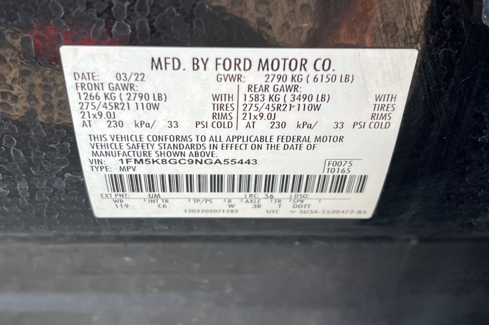 Used 2022 Ford Explorer ST w/ Equipment Group 401A AWD/4WD image 32