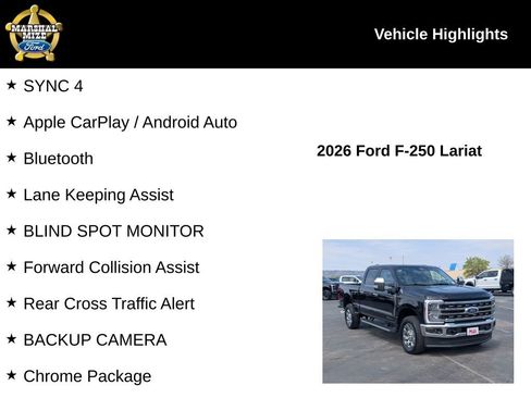 New 2026 Ford F250 Lariat image 2