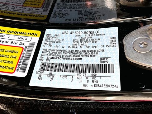 Certified 2025 Ford Bronco Sport Outer Banks w/ Outer Banks Tech Package+ AWD/4WD image 39