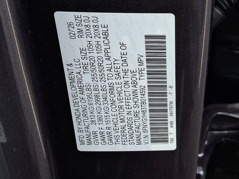 New 2026 Honda Pilot Elite image 10