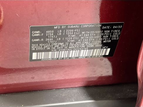 Used 2022 Subaru Outback Premium image 29