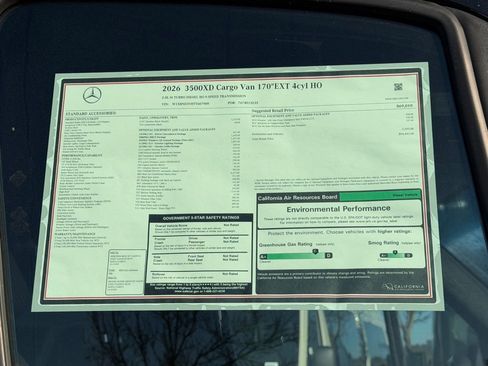 New 2026 Mercedes-Benz Sprinter 3500 image 4
