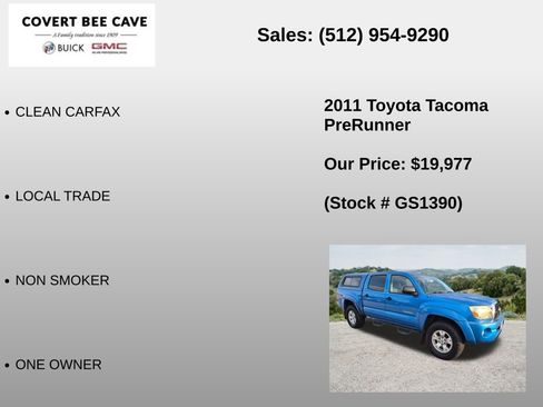 Used 2011 Toyota Tacoma PreRunner w/ TRD Off-Road Pkg RWD image 6