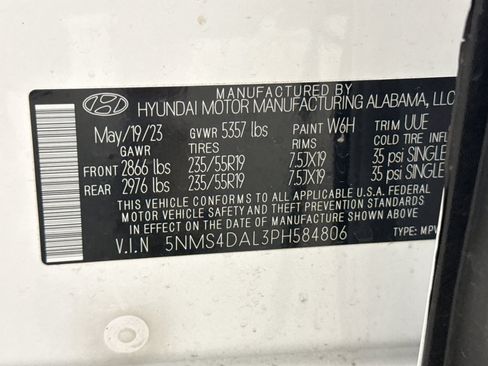 Used 2023 Hyundai Santa Fe Limited AWD/4WD image 21