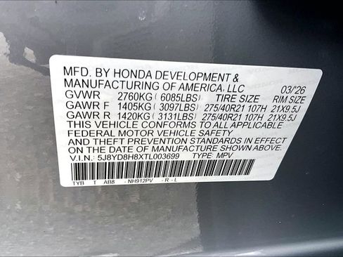 New 2026 Acura MDX Type S AWD/4WD image 43
