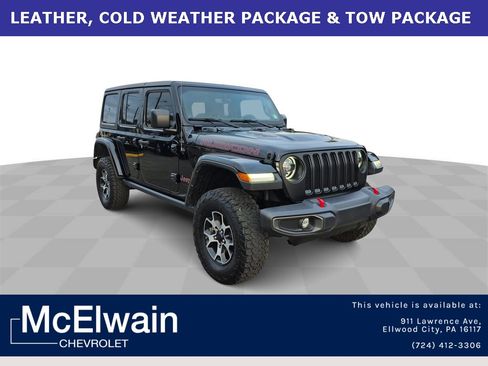 Used 2023 Jeep Wrangler Unlimited Rubicon w/ LED Lighting Group image 1