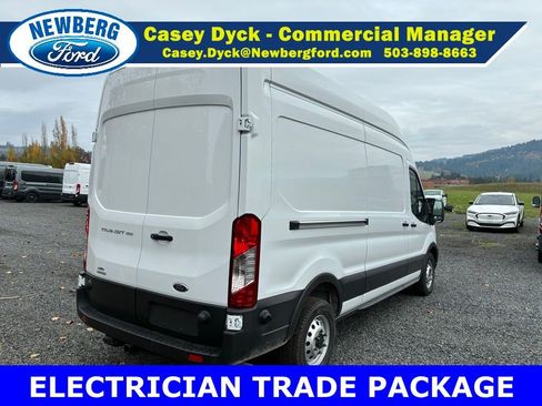 New 2025 Ford Transit 350 148 High Roof AWD w/ Electrician Trade Package image 5