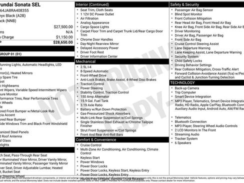 Used 2024 Hyundai Sonata SEL FWD image 17