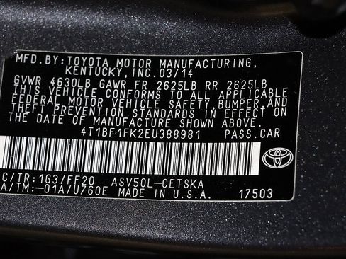 Used 2014 Toyota Camry SE image 36
