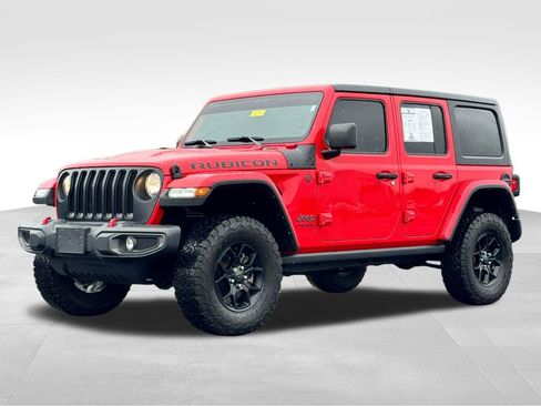 Used 2021 Jeep Wrangler Unlimited Rubicon w/ Uconnect 4C Nav & Sound Group AWD/4WD image 3