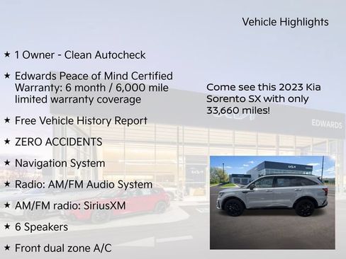 Used 2023 Kia Sorento SX FWD image 11