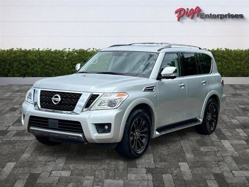Used 2019 Nissan Armada Platinum w/ Captain's Chairs Package RWD image 5
