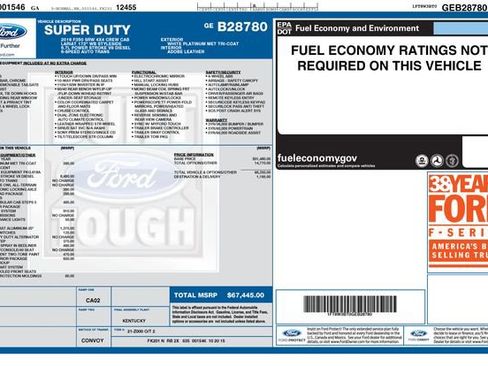 Used 2016 Ford F350 Lariat w/ Lariat Interior Package AWD/4WD image 27