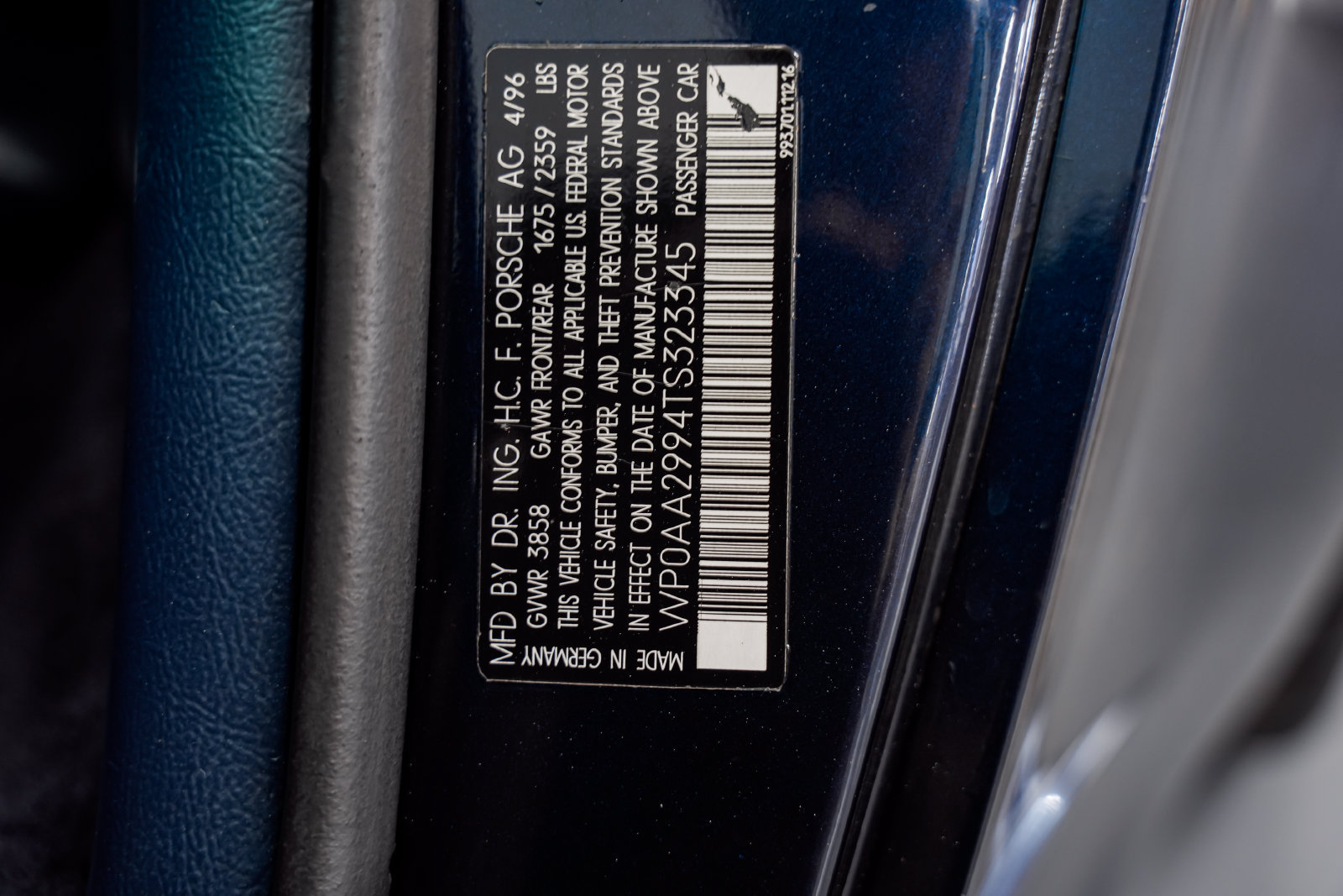 Used 1996 Porsche 911 Carrera 4S AWD/4WD image 49