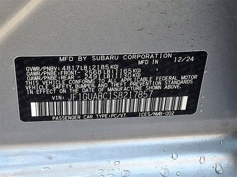 Certified 2025 Subaru Impreza 2.0i image 26