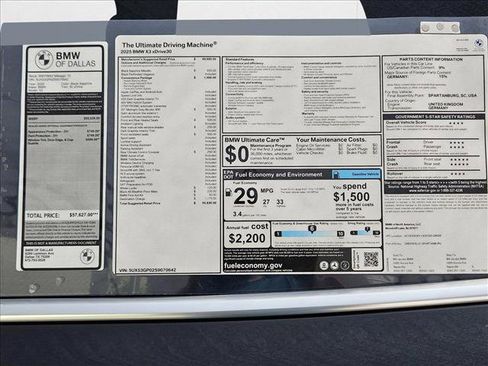 Used 2025 BMW X3 xDrive30i w/ Convenience Package image 17