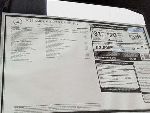 New 2025 Mercedes-Benz GLC 63 AMG S image 21