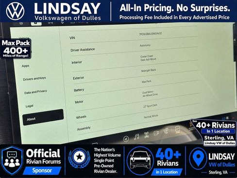 Used 2025 Rivian R1S Adventure AWD/4WD image 27