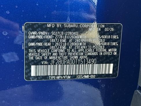 New 2026 Subaru Outback Premium image 24