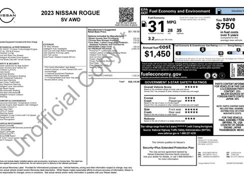 Used 2023 Nissan Rogue SV w/ SV Premium B Package AWD/4WD image 6