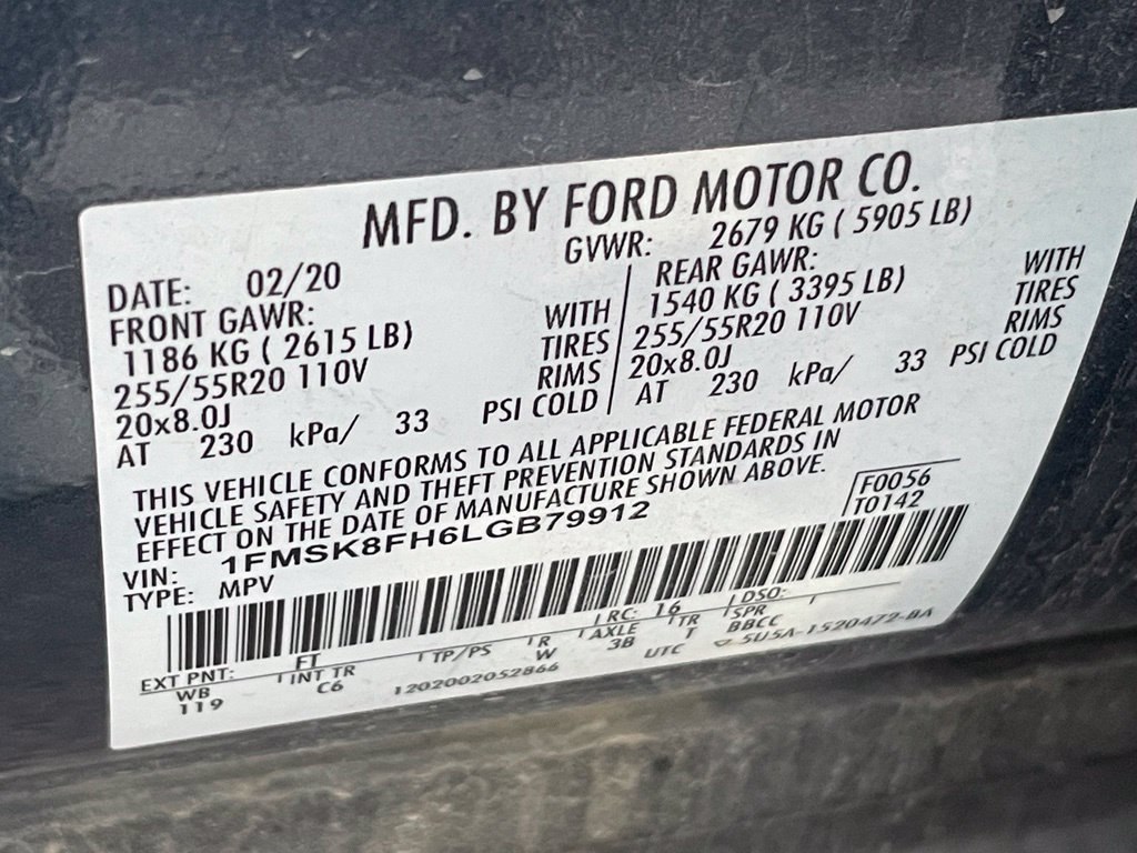 Used 2020 Ford Explorer Limited AWD/4WD image 11