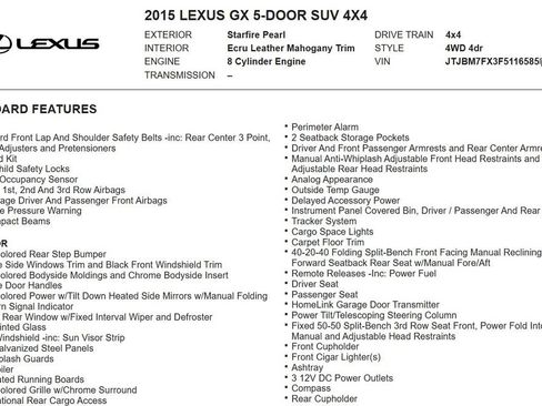 Used 2015 Lexus GX 460 460 image 16
