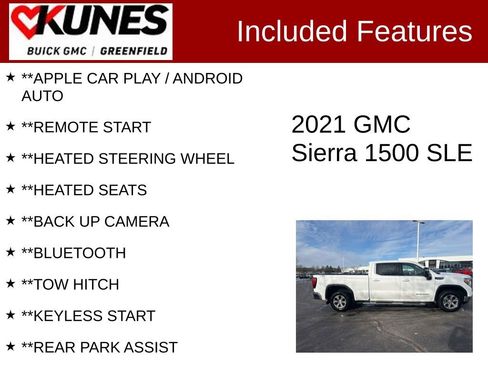Used 2021 GMC Sierra 1500 SLE image 2