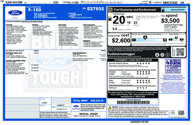 Used 2025 Ford F150 XLT w/ Equipment Group 301A Standard AWD/4WD image 31
