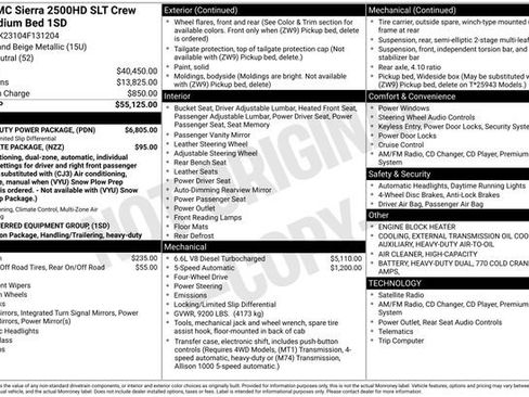 Used 2004 GMC Sierra 2500 SLT w/ Heavy-Duty Power Package image 15