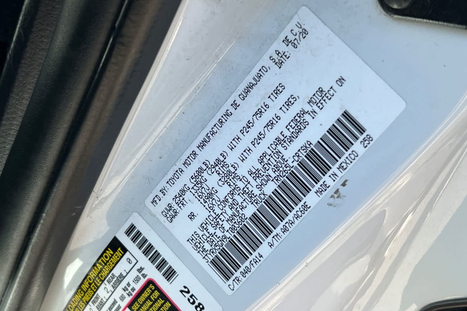 Used 2020 Toyota Tacoma SR RWD image 30