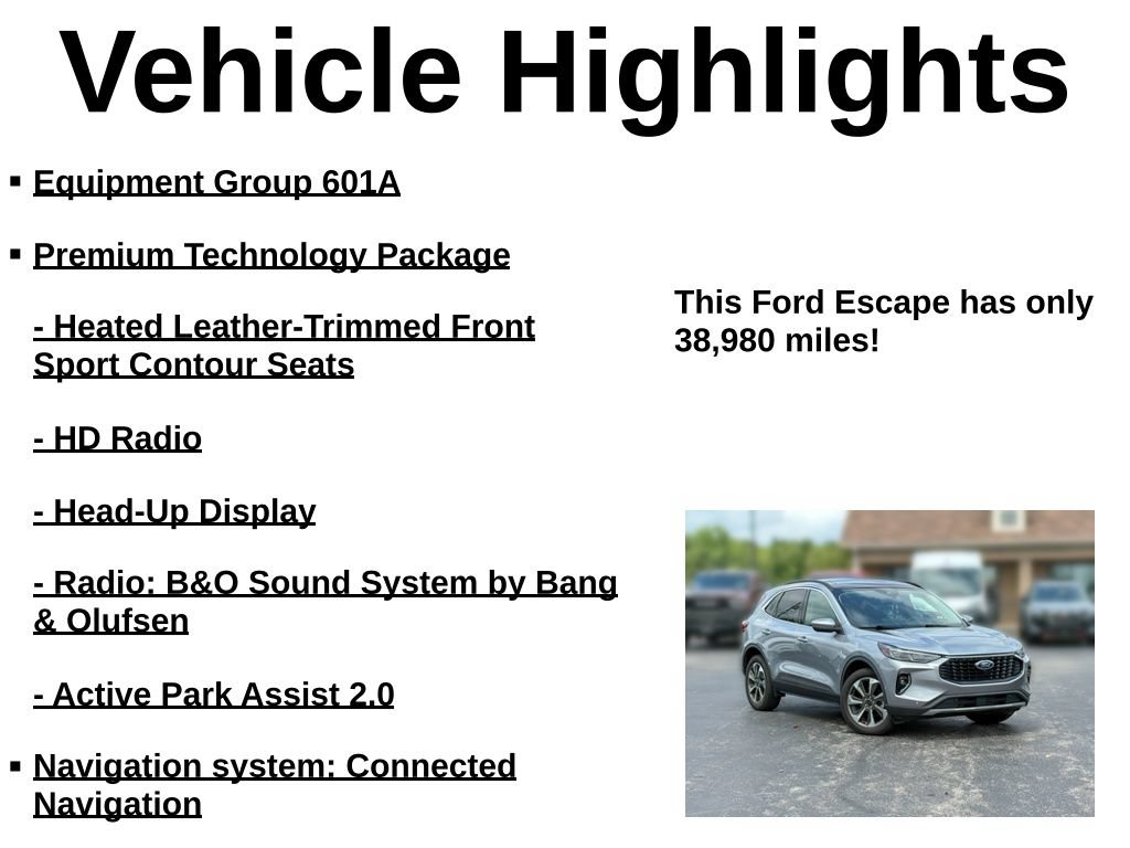 Used 2023 Ford Escape Platinum w/ Premium Technology Package AWD/4WD image 37