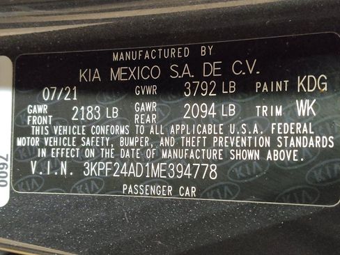 Used 2021 Kia Forte Sedan FWD image 33