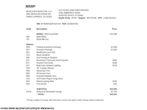 Used 2023 Mercedes-Benz GLA 250 image 3