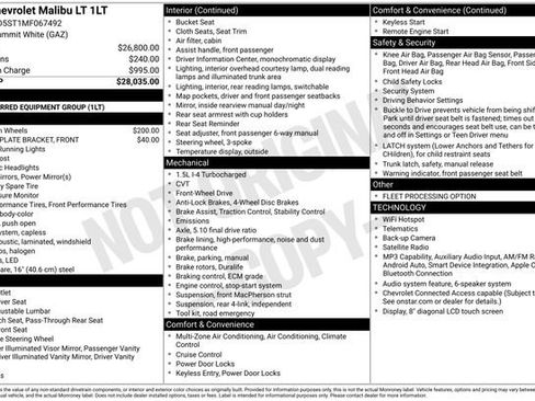 Used 2021 Chevrolet Malibu LT FWD image 28