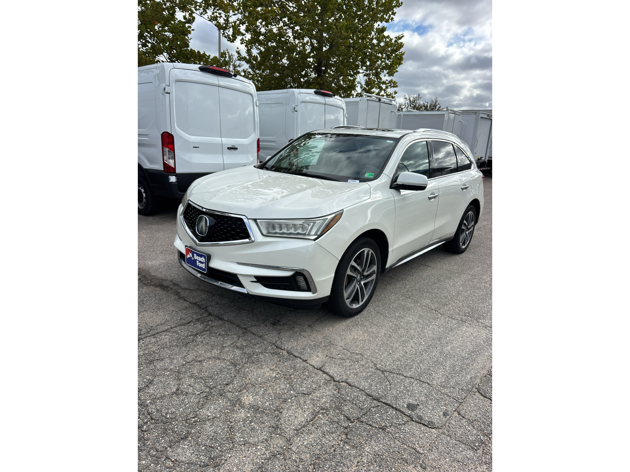 Used 2017 Acura MDX w/ Advance Package AWD/4WD image 1