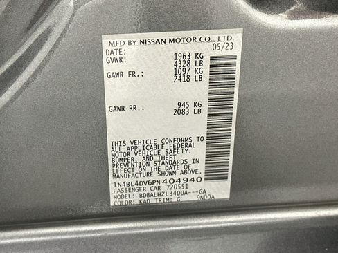 Used 2023 Nissan Altima 2.5 SV FWD image 12