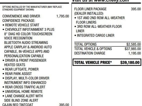 Used 2020 Chevrolet Traverse LT image 2