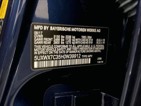 Used 2017 BMW X3 xDrive35i AWD/4WD image 31