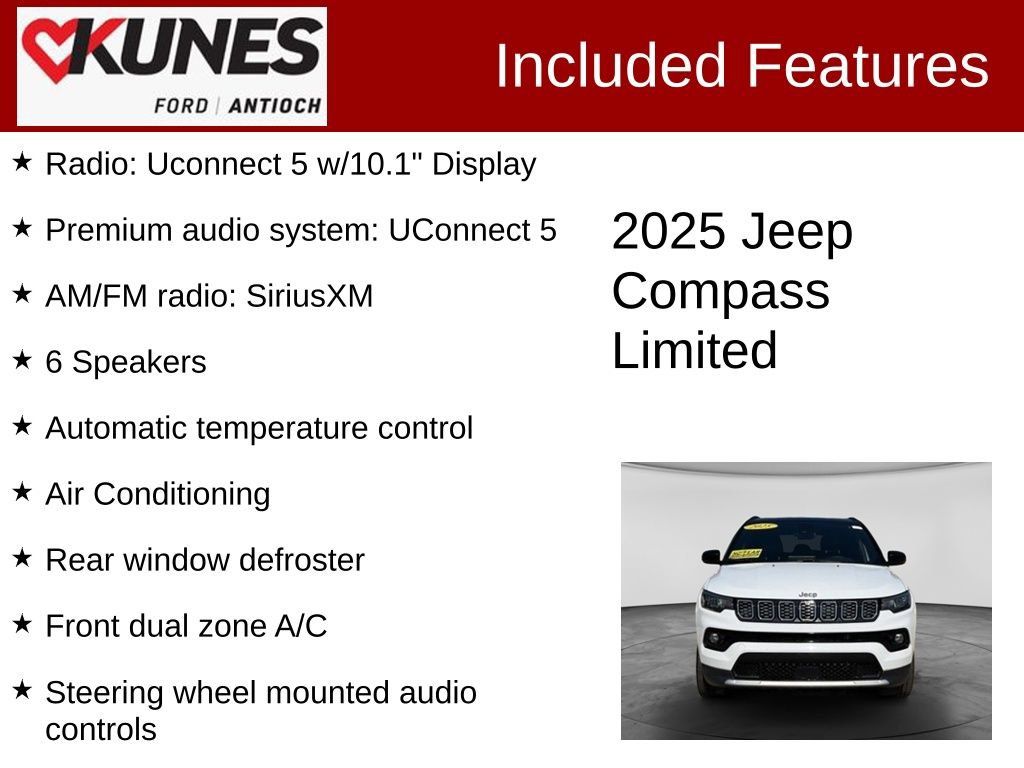 Used 2025 Jeep Compass Limited AWD/4WD image 4
