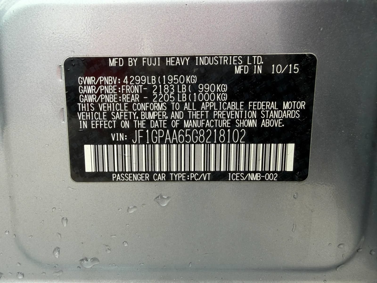 Used 2016 Subaru Impreza 2.0i AWD/4WD image 18