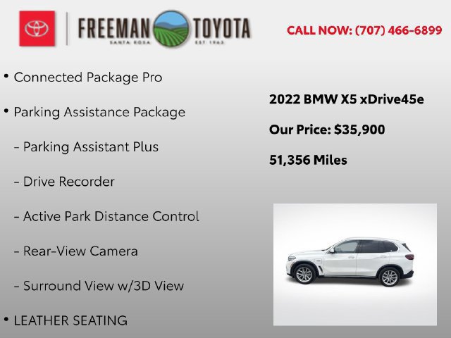 Used 2022 BMW X5 xDrive45e w/ Parking Assistance Package AWD/4WD image 5