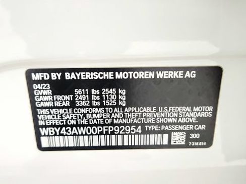 Used 2023 BMW i4 eDrive35 w/ Premium Package RWD image 75