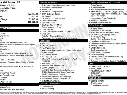 Used 2020 Hyundai Tucson SE image 33